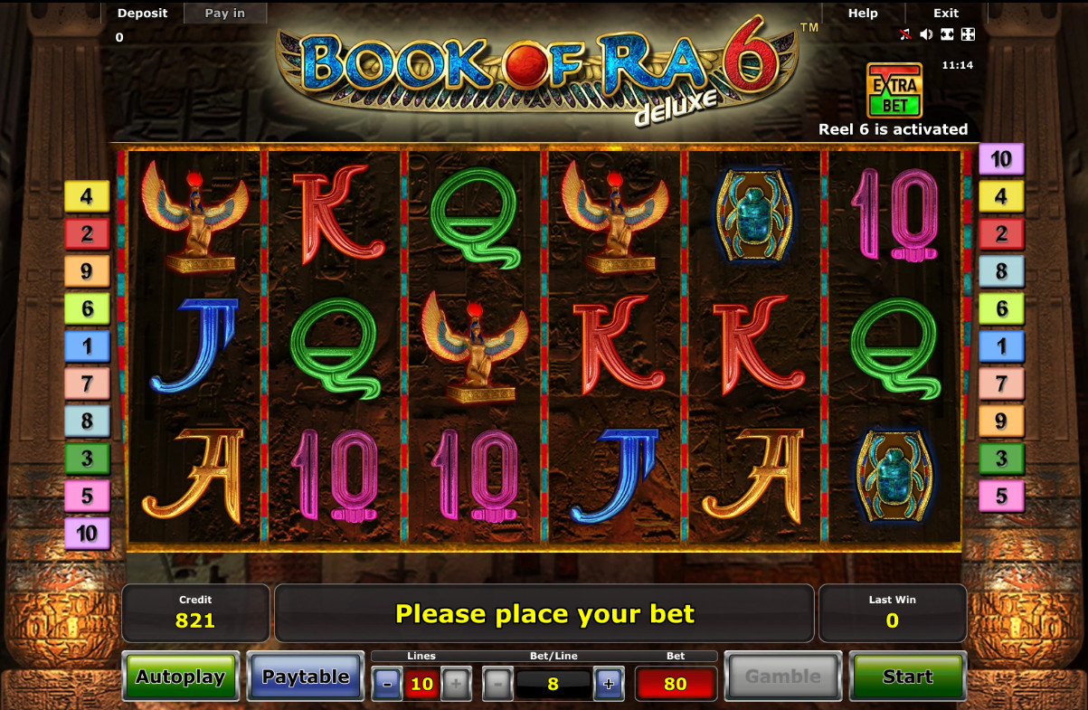 игровой автомат Книга Ра Делюкс